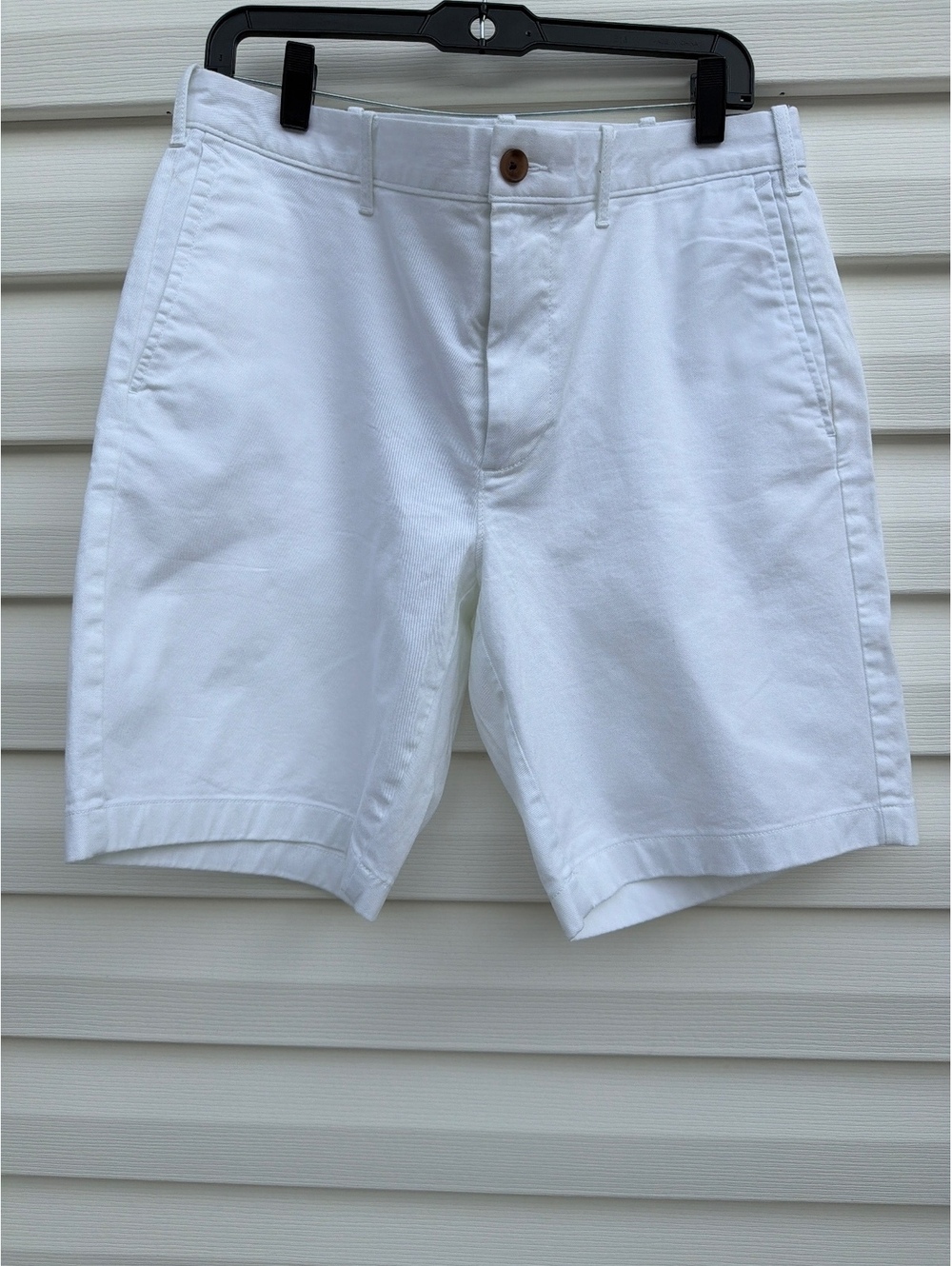 J.Crew Women's 9" Inseam White High Rise Chino Bermuda Shorts NWT